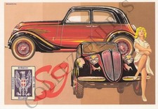 cartolina/Postcard Publicard 976: Bianchi S9 Berlina Riccione (A. Brovarone)