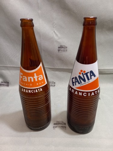 Coppia bottiglie fanta - coppia, vetro