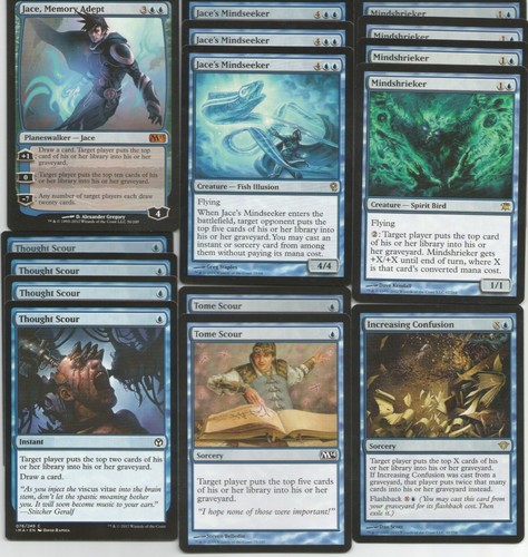 Mazzo carte mono blue - 60,