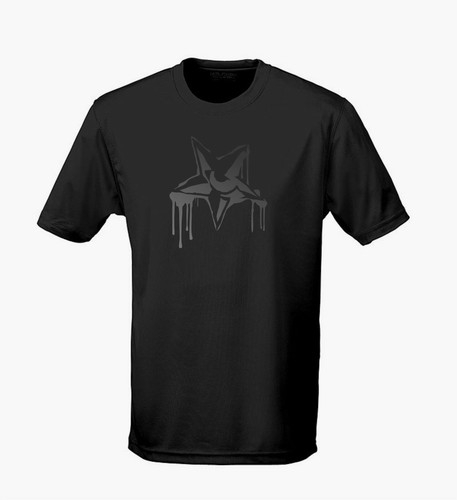 Shirt wolfride nera stealth - t-shirt,