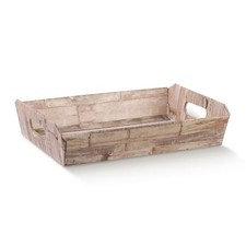 3X WOOD 40X30X12 cm Cesto