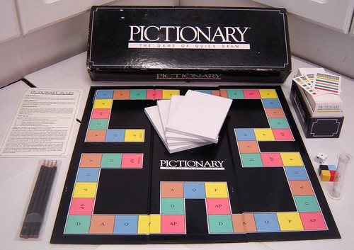 Pictionary gioco tavolo - pictionary, di