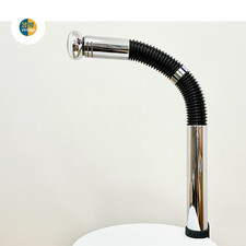 Vintage gooseneck desk lamp clamp flexible adjustable italian used 70s lighting