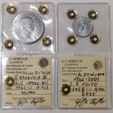 2 monete da 2 lire " ULIVO +