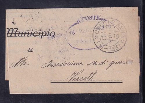 Timbro ovale poste - r.,