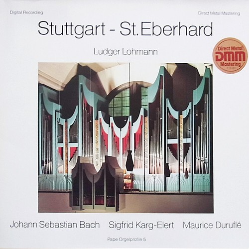 Bach karg elert - lp,