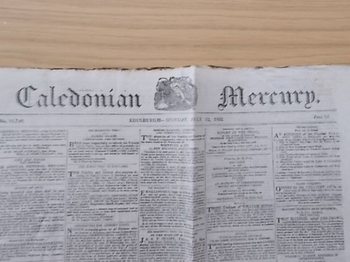 Original antique newspaper - original,