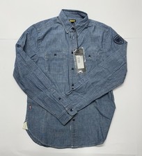 Camicia Denim Blauer Uomo Tg S