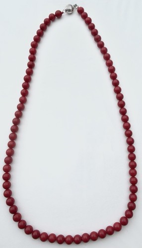 Collana corallo rosso sangue