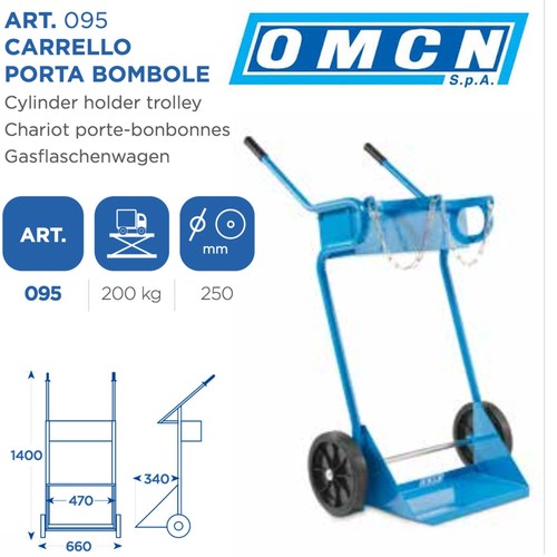 Carrello porta bombole omcn - porta,