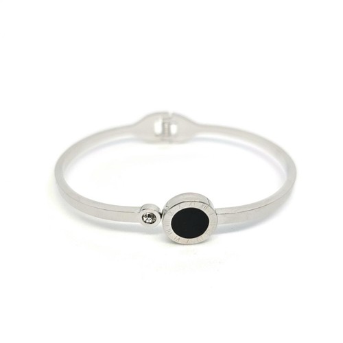Bracciale argentato rigido - 48),