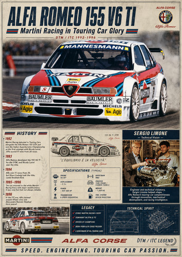 Alfa romeo 155 martini - romeo, ti
