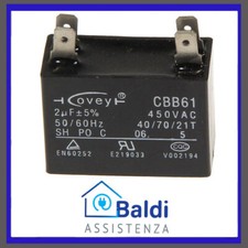 RICAMBIO CONDENSATORE 2uF PER CONDIZIONATORE PINGUINO DE LONGHI PACC AG PAC WE