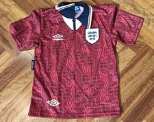 England anni 90 maglia bambino 37 large boys. Made in England