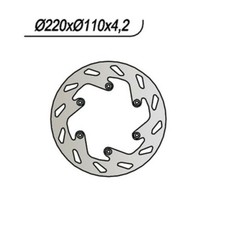 DISCO FRENO POSTERIORE NG 129