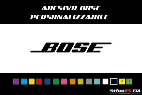 Adesivo vinile bose - adesivo,