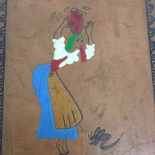 QUADRO ARTIGIANATO SARDO CUOIO