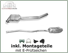 Scarico Set per BMW E46 3er Berlina/Touring 320d/318d Catalizzatore + Endtopf