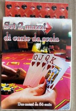 SET 2 MAZZI CARTE DA SCALA