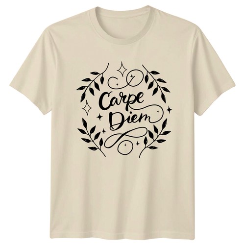Maglietta carpe diem citazione - carpe,