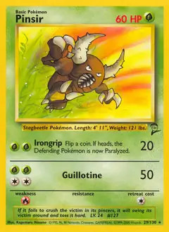 Pinsir 130 pokemon - 29/130,