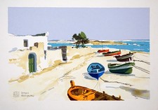 ALDO RICE - SILKSCREEN BEACH