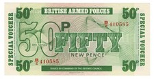 Banconota pence forze - banconota, 50