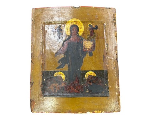 Antica icona legno - antica, secolo