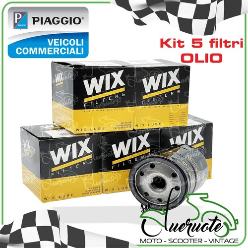 Filtro olio motore kit 5 - olio, da