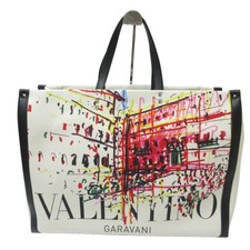 VALENTINO GARAVANI Roma Sketch Large Tote Bag, White, Women's