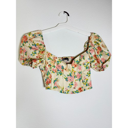 Blusa corsetto zara - corsetto, floreale