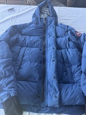 Canada Goose Armstrong Hoody Puffer Jacket taglia Large blu 5076M
