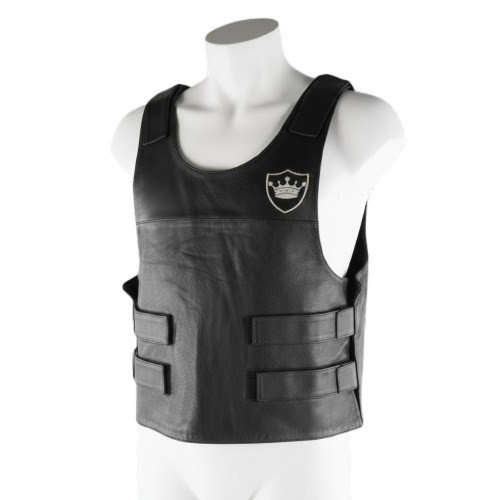 Gilet moto pelle legato nero - gilet,