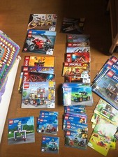 80 x LEGO CITY CREATOR NINJAGO JURASSIC WORLD Libretti Manuali di istruzioni