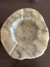 Grande Posacenere In Vero Alabastro Anni 60 Perfetto Peso 3 Chili E Più