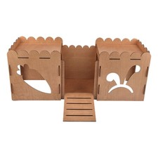 Castello coniglio legno - castello,