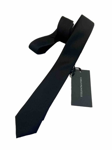 Cravatta raso nero - raso,