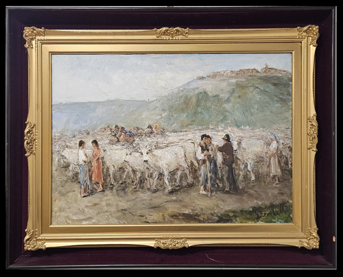 Olio tela gaetano bocchetti - su,