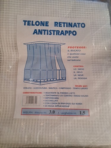 Tenda balcone pvc bianca - balcone,