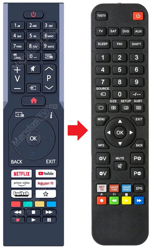 Telecomando adatto per - , jvc