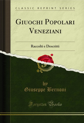 Giuochi popolari veneziani - giuochi,