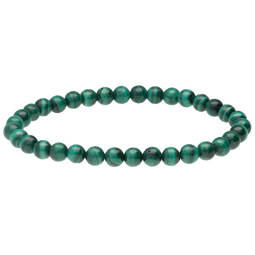Bracciale sferico malachite - bracciale, in