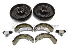 Rear 2 Brake Drums & Shoes & 2