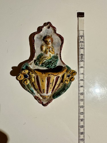 Acquasantiera ceramica - acquasantiera,