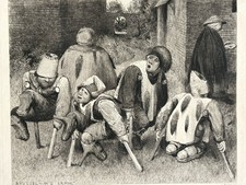 Brueghel Bruegel Gravure Eau