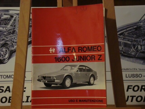 Manuale alfa romeo 1600 - manuale, junior