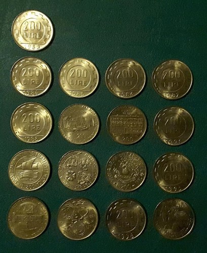 Lotto monete 200 - lotto, 17