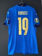 Maglia Bonucci Italia match worn indossata nazionale match day vs Galles