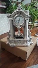 Orologio da tavolo in argento