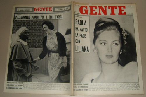 Gente 1962 paola ruffo - 1962/11=paola, ruffo=liz
